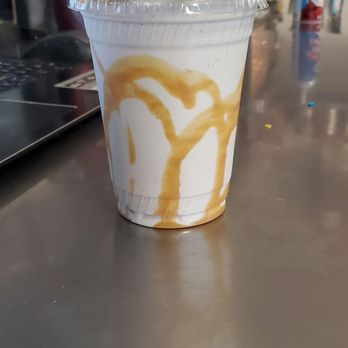 Mighty Moo Ice Cream - Peanut butter and jelly shake. * Fancy shake availability depends on available ice cream. - Ice Cream & Frozen Yogurt Near Me - Youngtown, Arizona