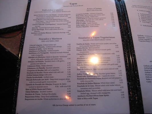 Menu photo 8 Esperpento San Francisco, CA