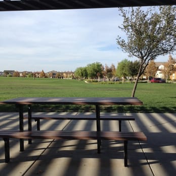 Questa Park - View from the covered benches. - Parks Near Me - Mountain House, California Questa Park - View from the covered benches. - Parks Near Me - Mountain House, California