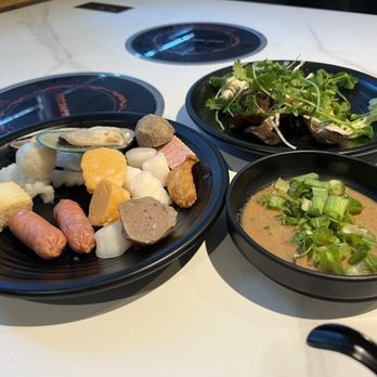 Boiling World - Items from the buffet. - Hot Pot Near Me - Ontario, California