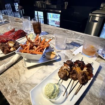 Cold Beers & Cheeseburgers - Steak Skewers sweet potato fries Old fashion - Burgers Near Me - Phoenix, Arizona Cold Beers & Cheeseburgers - Steak Skewers sweet potato fries Old fashion - Burgers Near Me - Phoenix, Arizona