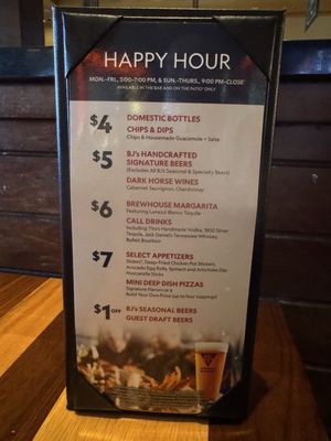 Menu photo 1 BJ's Restaurant & Brewhouse San Diego, CA Menu photo 1 BJ's Restaurant & Brewhouse San Diego, CA