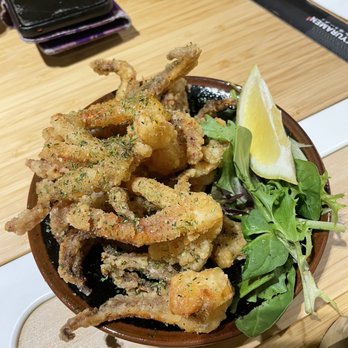 Kyuramen - Flushing - Ika Geso Kara-age (Fried Squid Tentacles) いか月草から揚げ(イカの触手) - Ramen Near Me - Flushing, New York Kyuramen - Flushing - Ika Geso Kara-age (Fried Squid Tentacles) いか月草から揚げ(イカの触手) - Ramen Near Me - Flushing, New York