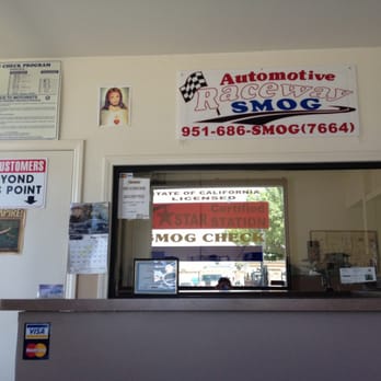 Automotive Raceway Smog - Great friendly service! - Smog Check Stations Near Me - Riverside, California Automotive Raceway Smog - Great friendly service! - Smog Check Stations Near Me - Riverside, California