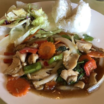 Blossom Bee - Basil Chicken, medium spicy--yum! - Creperies Near Me - Dublin, California Blossom Bee - Basil Chicken, medium spicy--yum! - Creperies Near Me - Dublin, California