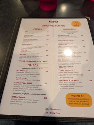 Menu photo 5 Wingnutz Buffalo Cheektowaga, NY