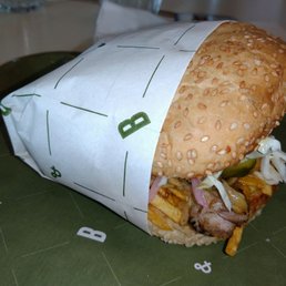 Rib Burger.