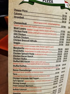 Menu photo 5 Sal's Pizza Factory Charlotte, NC