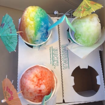 Bahama Buck's - Shaved ice to go cause I'm not fighting those bees :) - Desserts Near Me - McKinney, Texas