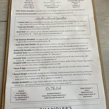 Chandler's Oceanfront Dining - The only option this morning at 9am - New American Near Me - Carlsbad, California Chandler's Oceanfront Dining - The only option this morning at 9am - New American Near Me - Carlsbad, California