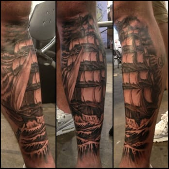 Superstardestroyer - Sailing Ship by HARI UNION - Tattoo Near Me - Hamburg, HH