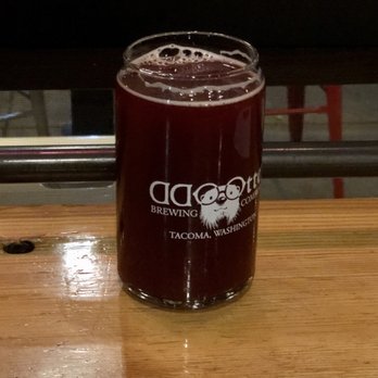 Odd Otter Brewing - "Shmoozie Series" Blackberry Plum Pie. Very watery and quite pricey ($8). - Breweries Near Me - Tacoma, Washington