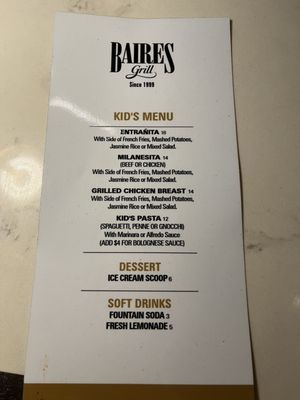 Menu photo 4 Baires Grill - Miami Beach Miami Beach, FL