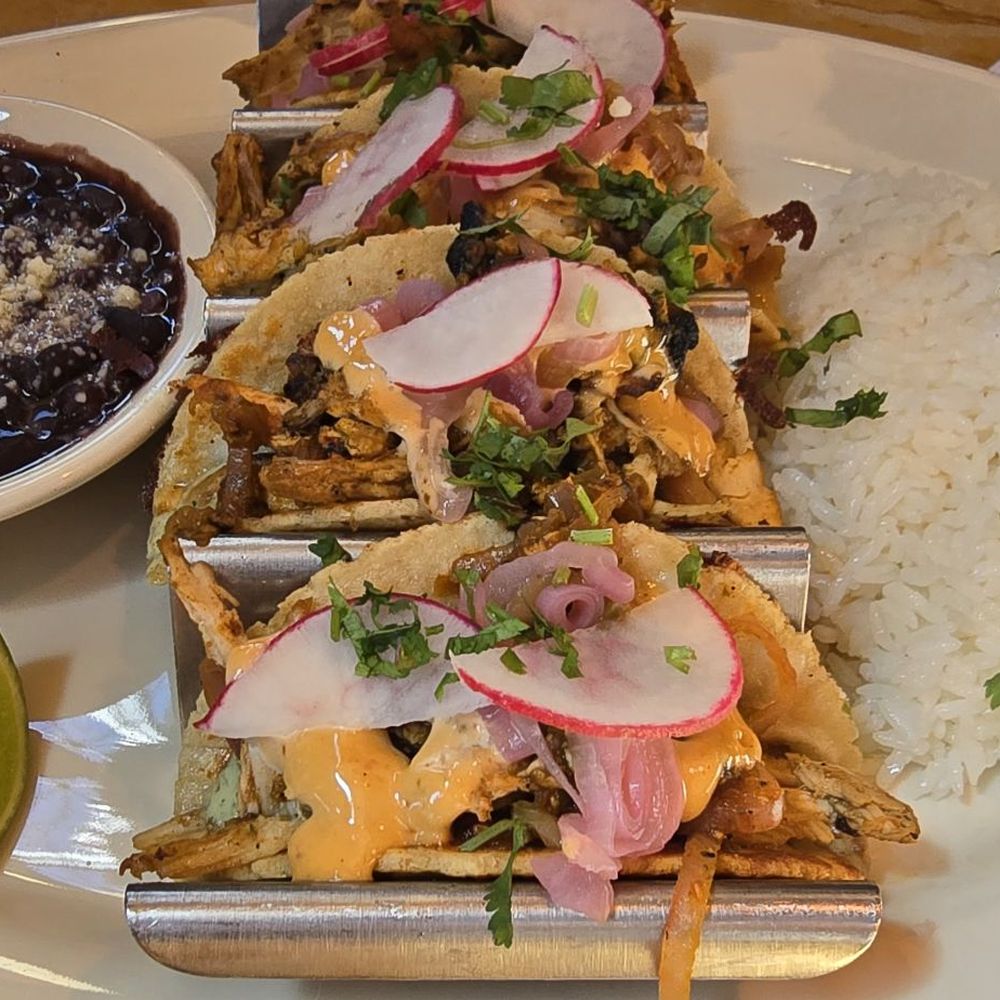 The Cheesecake Factory - Baja Chicken Tacos - American Near Me - Cherry Hill, New Jersey The Cheesecake Factory - Baja Chicken Tacos - American Near Me - Cherry Hill, New Jersey
