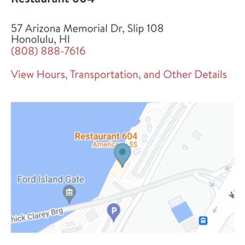 Restaurant 604 - Which Location we went to. - Breakfast & Brunch Near Me - Honolulu, Hawaii