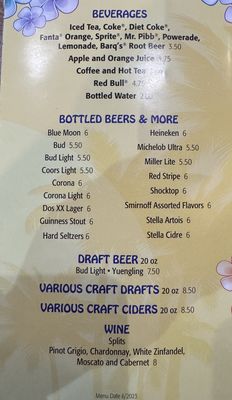 Menu photo 5 Barefoot Bill's Island Grill St. Augustine, FL
