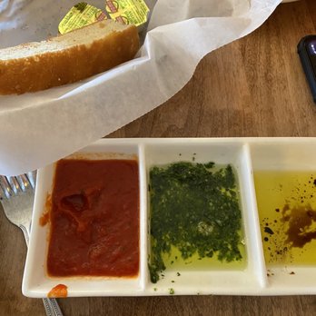Mamma Maria's - Dipped sauce, Pesto olive oil,Truffle olive oil with fresh bread. - Pizza Near Me - Salem, Virginia Mamma Maria's - Dipped sauce, Pesto olive oil,Truffle olive oil with fresh bread. - Pizza Near Me - Salem, Virginia