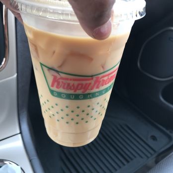 Krispy Kreme - Ice coffee pretty good but DD has them beat - This is KK Large - Donuts Near Me - Crofton, Maryland Krispy Kreme - Ice coffee pretty good but DD has them beat - This is KK Large - Donuts Near Me - Crofton, Maryland