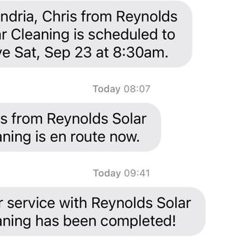 Reynolds Solar Cleaning - Automated scheduling is hassle free! - Solar Panel Cleaning Near Me Reynolds Solar Cleaning - Automated scheduling is hassle free! - Solar Panel Cleaning Near Me