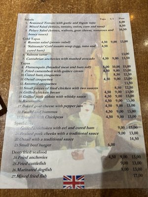 Menu photo 4 Pelayo Seville, SE