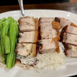 Roast Pig on Rice