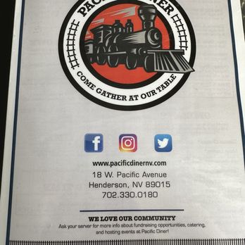 Pacific Diner - Menu - Breakfast & Brunch Near Me - Henderson, Nevada Pacific Diner - Menu - Breakfast & Brunch Near Me - Henderson, Nevada