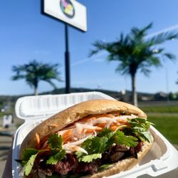 Wailani shave ice and island grindz - Vietnamese Banh Mi sandwich.