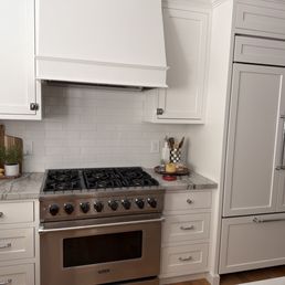 This Viking range and panel ready SubZero refrigerator/freezer are epic!