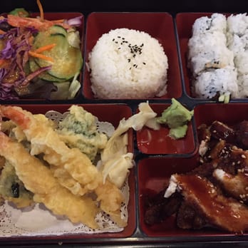 Sushi Sawa - Dinner Box: Tempura, Chicken cult let, Spicy Tuna - Sushi Bars Near Me - Azusa, California