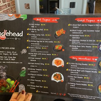 Noodlehead - Menu - Asian Fusion Near Me - Las Vegas, Nevada Noodlehead - Menu - Asian Fusion Near Me - Las Vegas, Nevada
