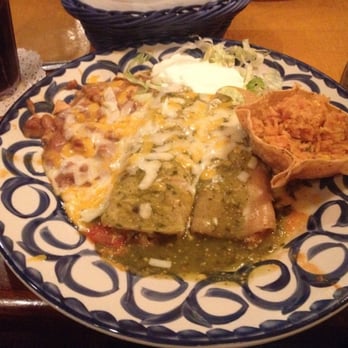 Casa De Pico - Enchiladas Suizas. Warning, green and red pepper chunks inside. The description of this meal doesn't list this. - Mexican Near Me - La Mesa, California Casa De Pico - Enchiladas Suizas. Warning, green and red pepper chunks inside. The description of this meal doesn't list this. - Mexican Near Me - La Mesa, California