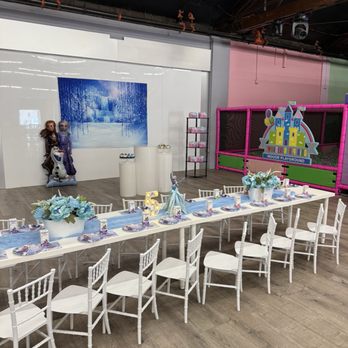 Wonderland 4 Kids - Pasadena - Their decorated space for us. We brought in the backdrop and the Elsa balloon - Indoor Playcenter Near Me - Pasadena, California Wonderland 4 Kids - Pasadena - Their decorated space for us. We brought in the backdrop and the Elsa balloon - Indoor Playcenter Near Me - Pasadena, California