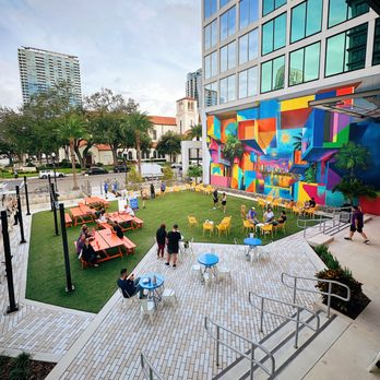 A La Cart City - View from upstairs - Food Trucks Near Me - Orlando, Florida