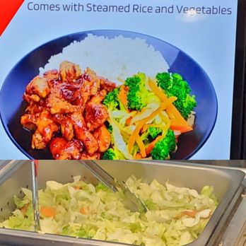 Suki Hana Japan - Vegetables on menu Vs. Actual vegetables served. - Japanese Near Me - Escondido, California