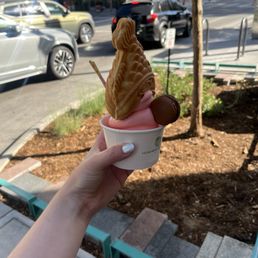 Strawberry Soft Serve Strawberry Soft Serve
