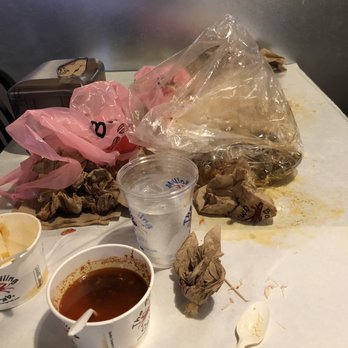 The Boiling Crab - Massive pile of plastic trash. This should be avoided with reusable plates and cups. - Seafood Near Me - Honolulu, Hawaii The Boiling Crab - Massive pile of plastic trash. This should be avoided with reusable plates and cups. - Seafood Near Me - Honolulu, Hawaii