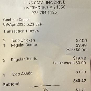 El Caminito Mexican Restaurant - Note there's a 3% credit card transaction fee. 4/2026 - Mexican Near Me - Livermore, California El Caminito Mexican Restaurant - Note there's a 3% credit card transaction fee. 4/2026 - Mexican Near Me - Livermore, California