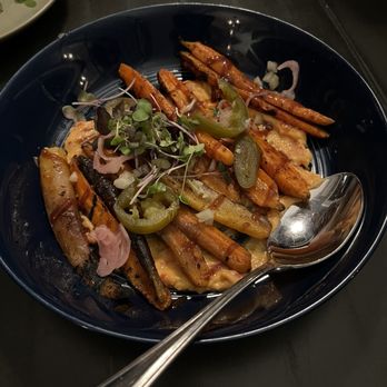 Gass and Main - BBQ Burnt End Rainbow Carrots - New American Near Me - Haddonfield, New Jersey