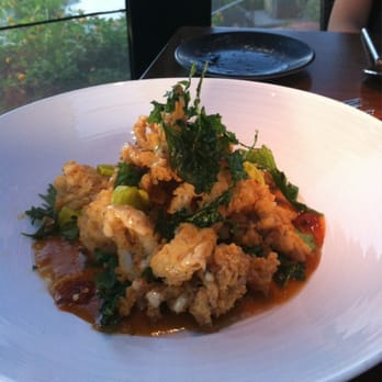 Elements - Shrimp over pork belly fried rice - New American Near Me - Paradise Valley, Arizona Elements - Shrimp over pork belly fried rice - New American Near Me - Paradise Valley, Arizona