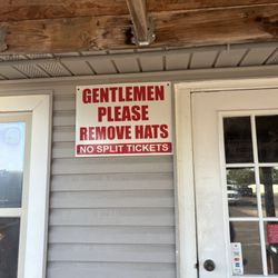 Sign on the door