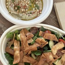 Muhammara Baba Ganoush Falafel