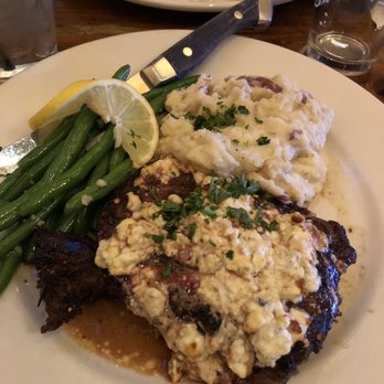 Scotch Plains Tavern - NY Strip Streak with mashed potatoes and chef's vegetable of the day - New American Near Me - Essex, Connecticut