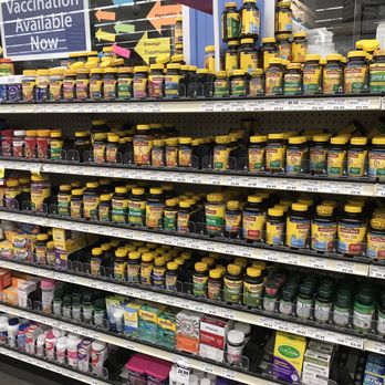 VG's Grocery - a variety of vitamins on shelves - Grocery Near Me - Fenton, Michigan