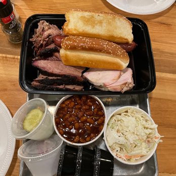 City Barbeque - City sampler with baked beans and slaw - Barbeque Near Me - Florence, Kentucky City Barbeque - City sampler with baked beans and slaw - Barbeque Near Me - Florence, Kentucky