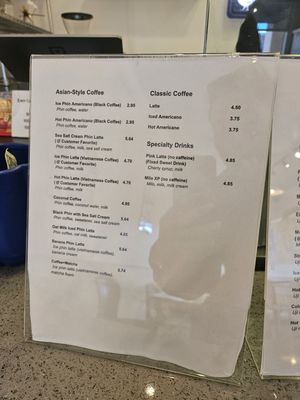 Menu photo 1 Caffeine Society Sacramento, CA