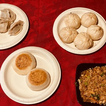 Kungfu Kitchen - Pork Pan-Fried Dumplings 猪肉煎饺, Pan-Fried Peking Duck Bun 北京鸭包, Shanghai Pan-Fried Pork Bun 上海生煎包, and Pork Fried Rice 猪肉炒饭. - Chinese Near Me - Alexandria, Virginia Kungfu Kitchen - Pork Pan-Fried Dumplings 猪肉煎饺, Pan-Fried Peking Duck Bun 北京鸭包, Shanghai Pan-Fried Pork Bun 上海生煎包, and Pork Fried Rice 猪肉炒饭. - Chinese Near Me - Alexandria, Virginia