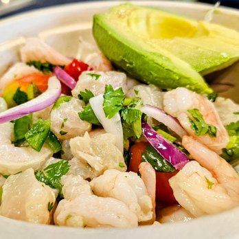 My Ceviche - Shrimp + Fish Ceviche w/Avocado (add-on). So good! - Seafood Near Me - Miami, Florida My Ceviche - Shrimp + Fish Ceviche w/Avocado (add-on). So good! - Seafood Near Me - Miami, Florida