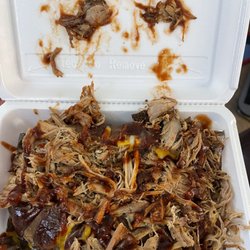 Thatcher's Barbeque & Grill - Baked potato with barbecue beef.