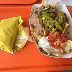 Taco Casa #2 - Crispy taco and loaded Beefy Nachos