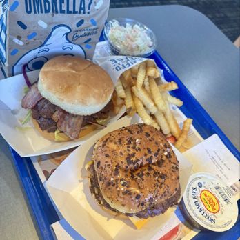 Culver's - Colby Jack Burger and Bacon Deluxe - Fast Food Near Me - Plainfield, Indiana